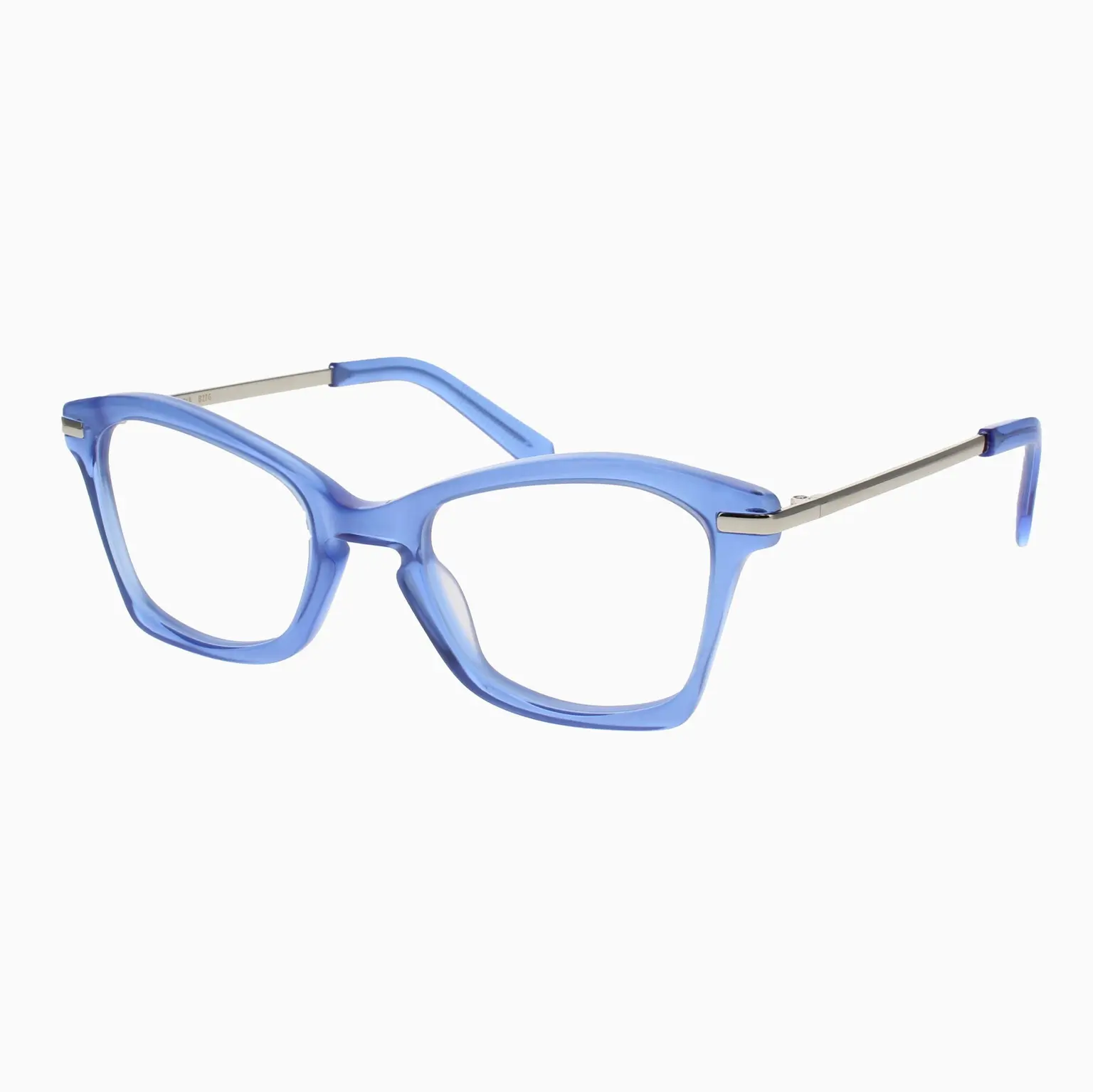 Ilaria Blue Cornflower Milky eyeglasses - Glance Glasses