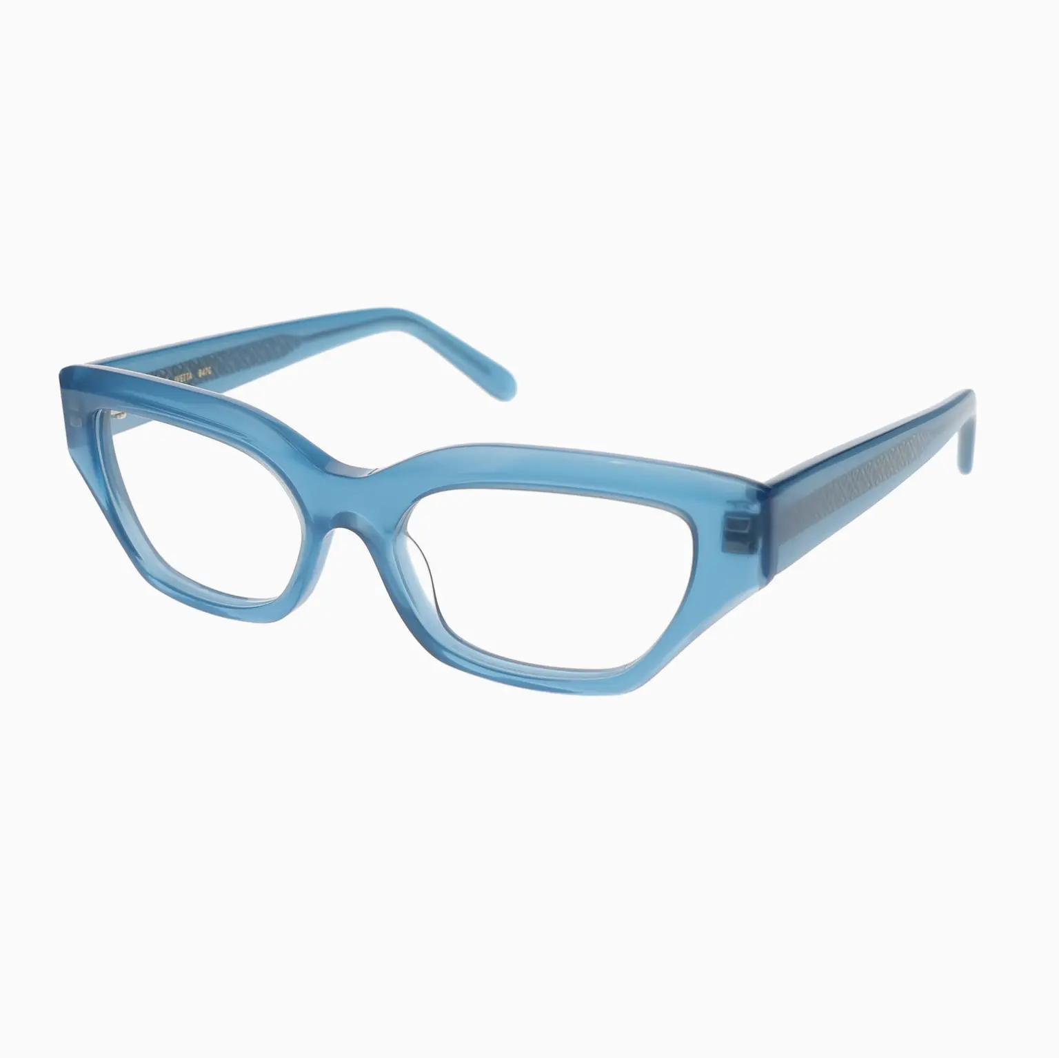 Ivetta Ocean Blue Milky eyeglasses - Glance Glasses