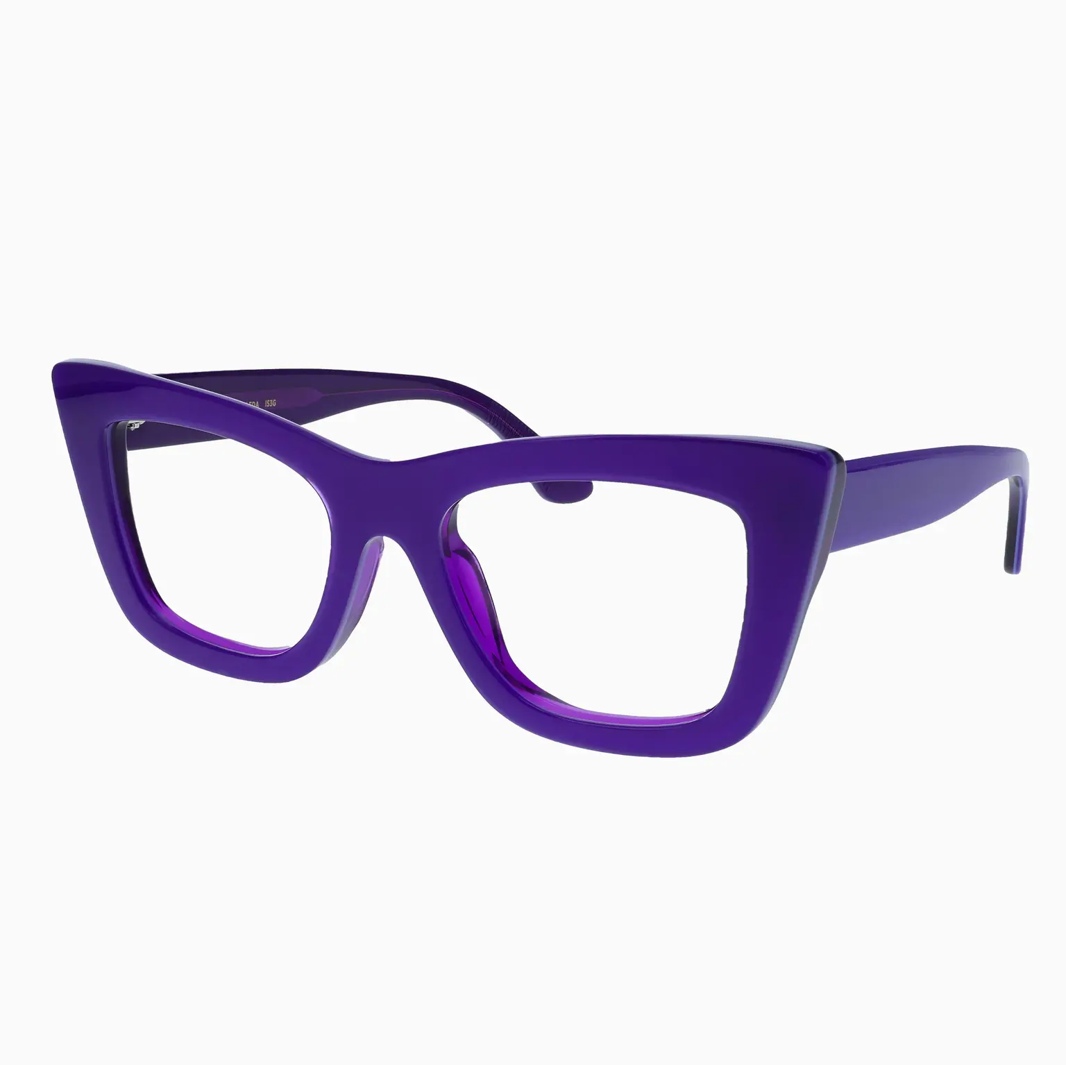 Leda Violet Laminate eyeglasses - Glance Glasses