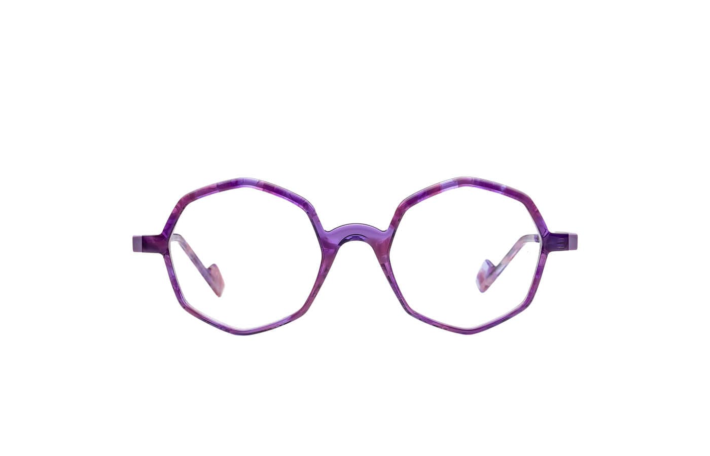 Anabar 1838-mix-violet-noir eyeglasses - Glance Glasses