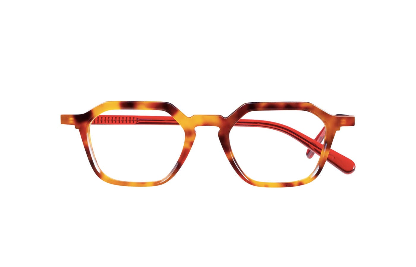 Aporo 984-ecaille-brun-rouge eyeglasses - Glance Glasses