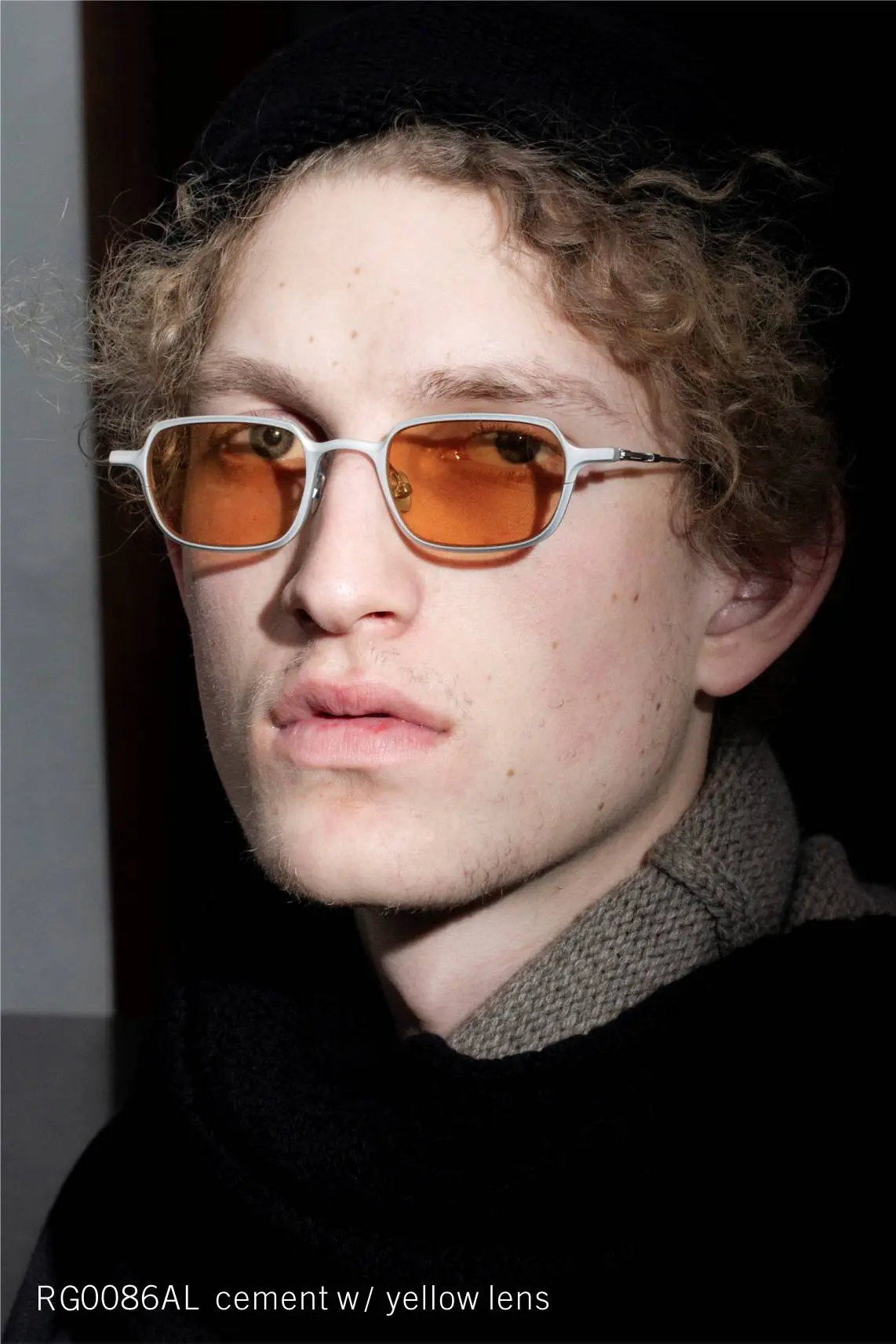 RG0086AL Cement w/ Yellow Lens eyeglasses - Glance Glasses
